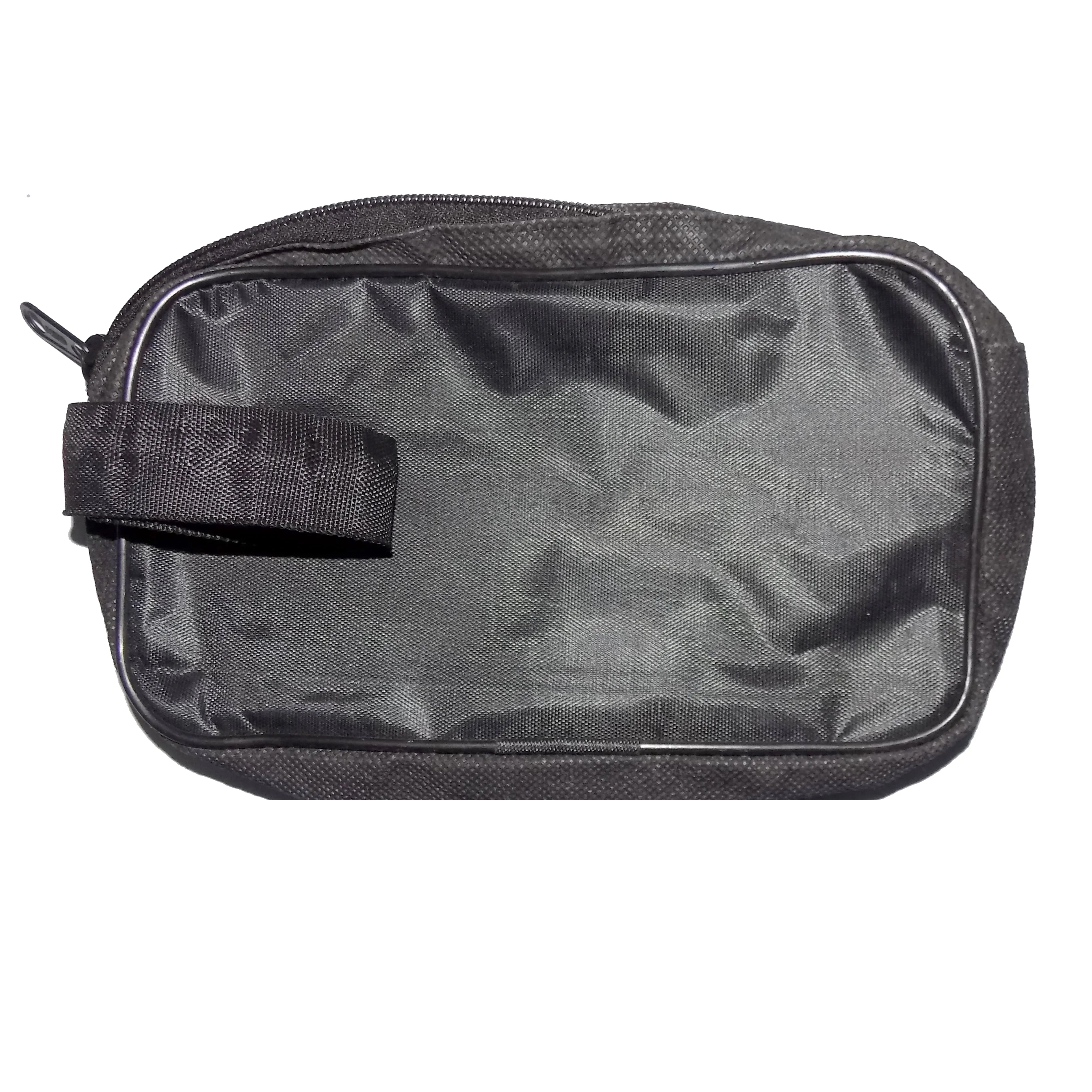 0846 Portable Travel Hand Pouch / Shaving Kit Bag for Multipurpose Use (Black)