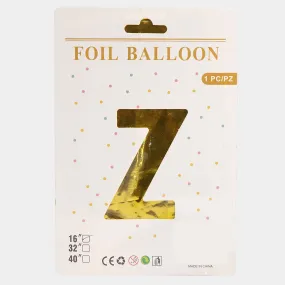 1PC Decoration Alphabet / Letter Balloon | 16 Inches| (Z)