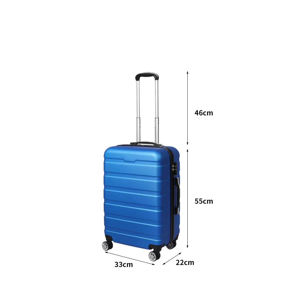 20" Carry On Luggage Case - Blue