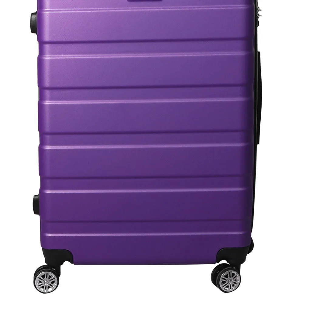 20" Carry On Luggage Case - Purple