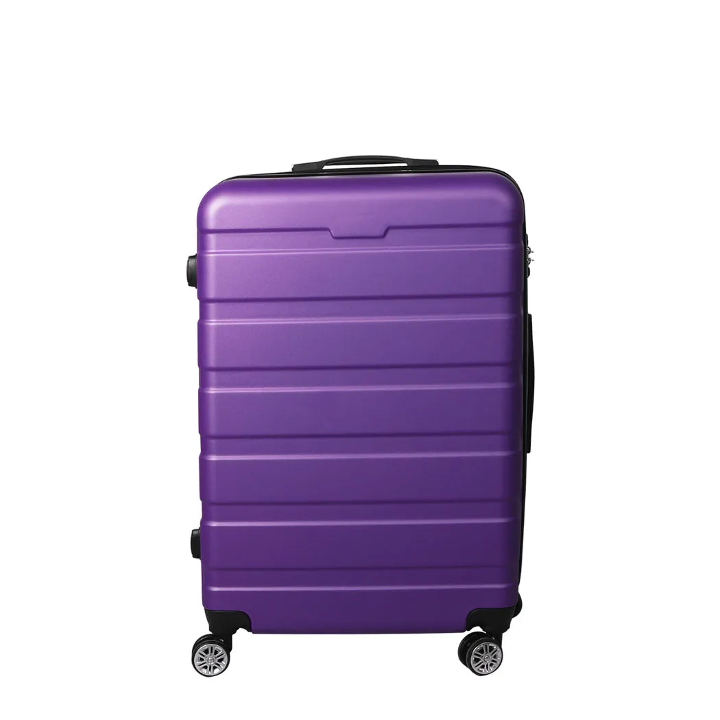 20" Carry On Luggage Case - Purple