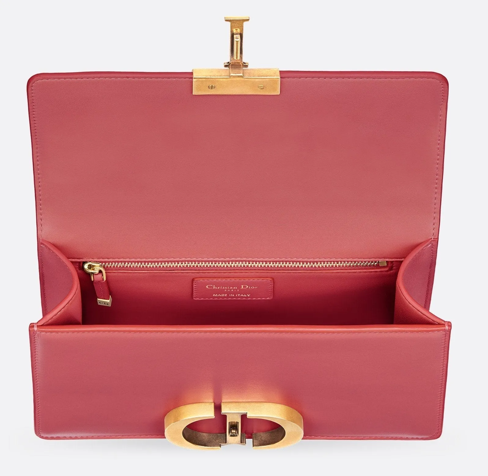 30 Montaigne Flap Bag - Pale Pink or Sienna Red