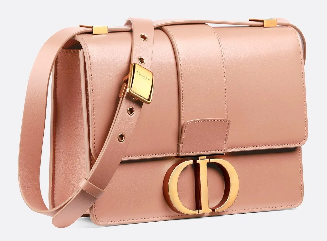 30 Montaigne Flap Bag - Pale Pink or Sienna Red