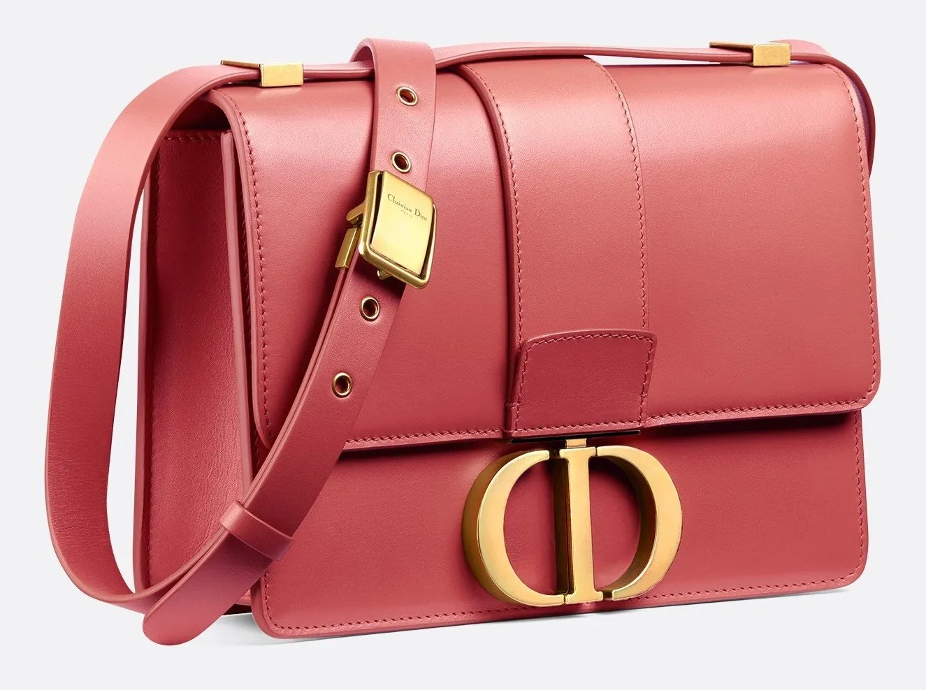 30 Montaigne Flap Bag - Pale Pink or Sienna Red