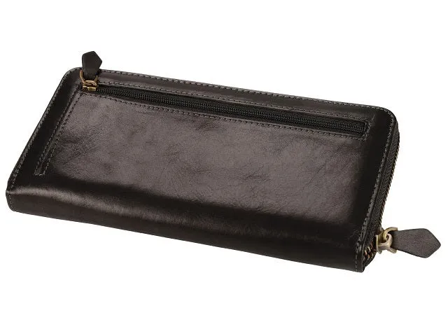 Adpel Dakota Leather Purse | Black