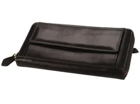 Adpel Dakota Leather Purse | Black