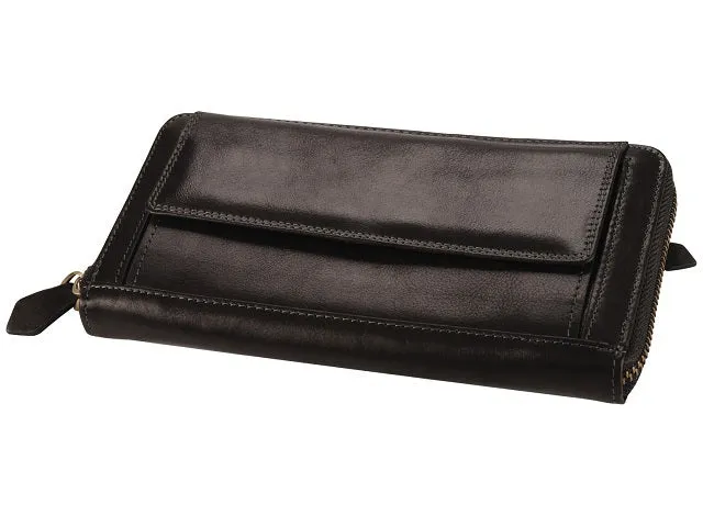 Adpel Dakota Leather Purse | Black