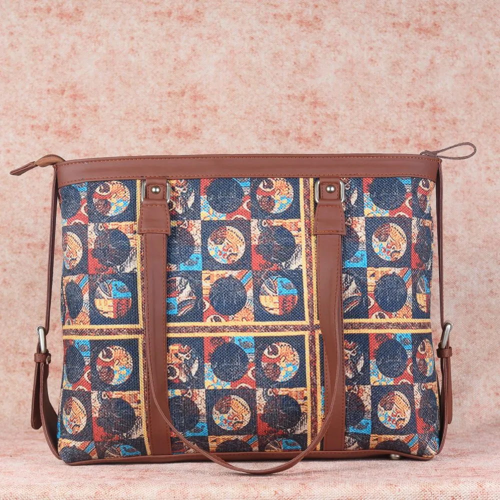 African Art - Women's Office Bag & Sling Bag Combo