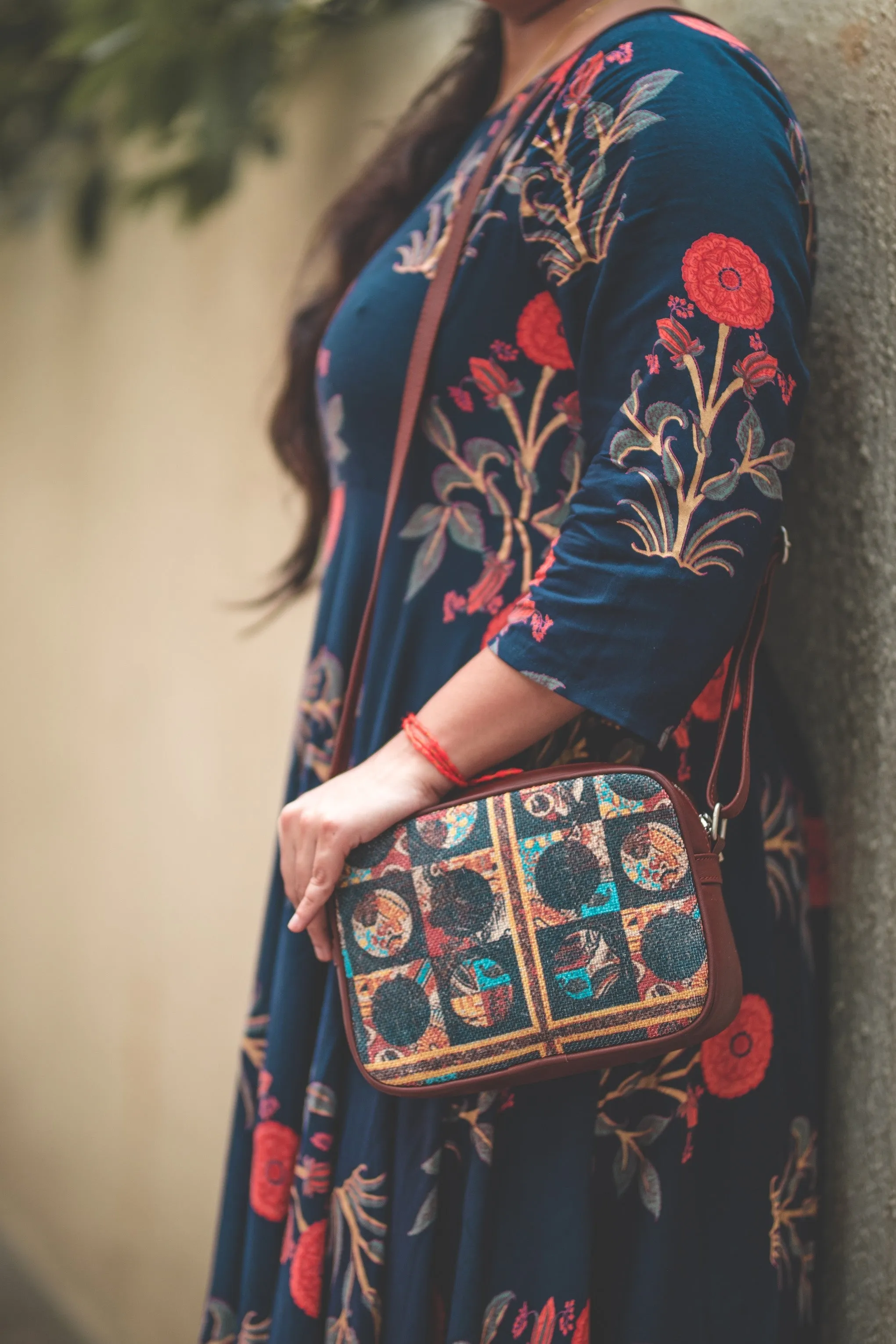 African Art - Women's Office Bag & Sling Bag Combo