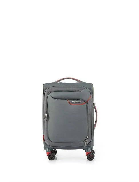 AMERICAN TOURISTER APPLITE 4 ECO SPINNER 55CM Carry-on EXP TSA - Grey/Red