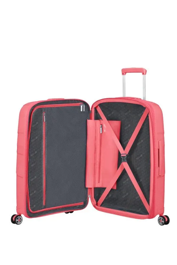 American Tourister Starvibe Expandable 67cm Medium Spinner | Sun Kissed Coral