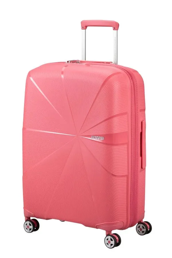 American Tourister Starvibe Expandable 67cm Medium Spinner | Sun Kissed Coral