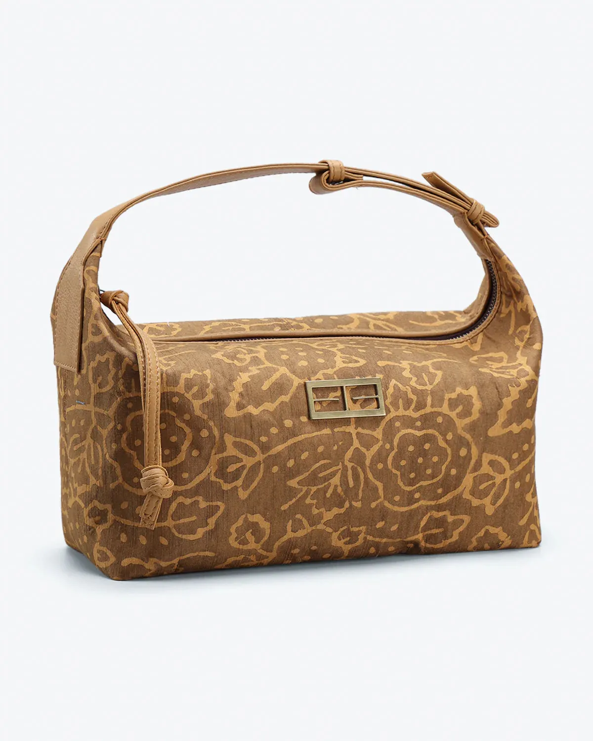 Brown Evening Wear Hand Bag