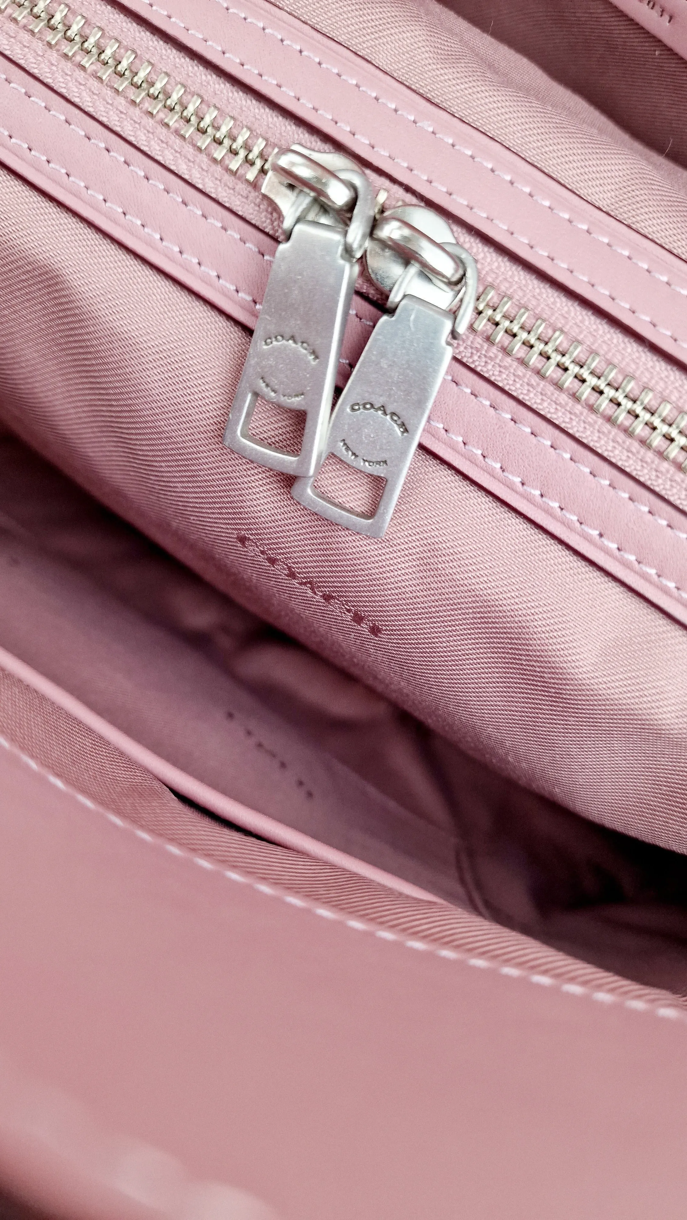 Coach Mercer Satchel 30 in Dusty Rose Pink with Tooled Leather Tea Roses - Floral Crossbody Bag Handbag - Coach 12031