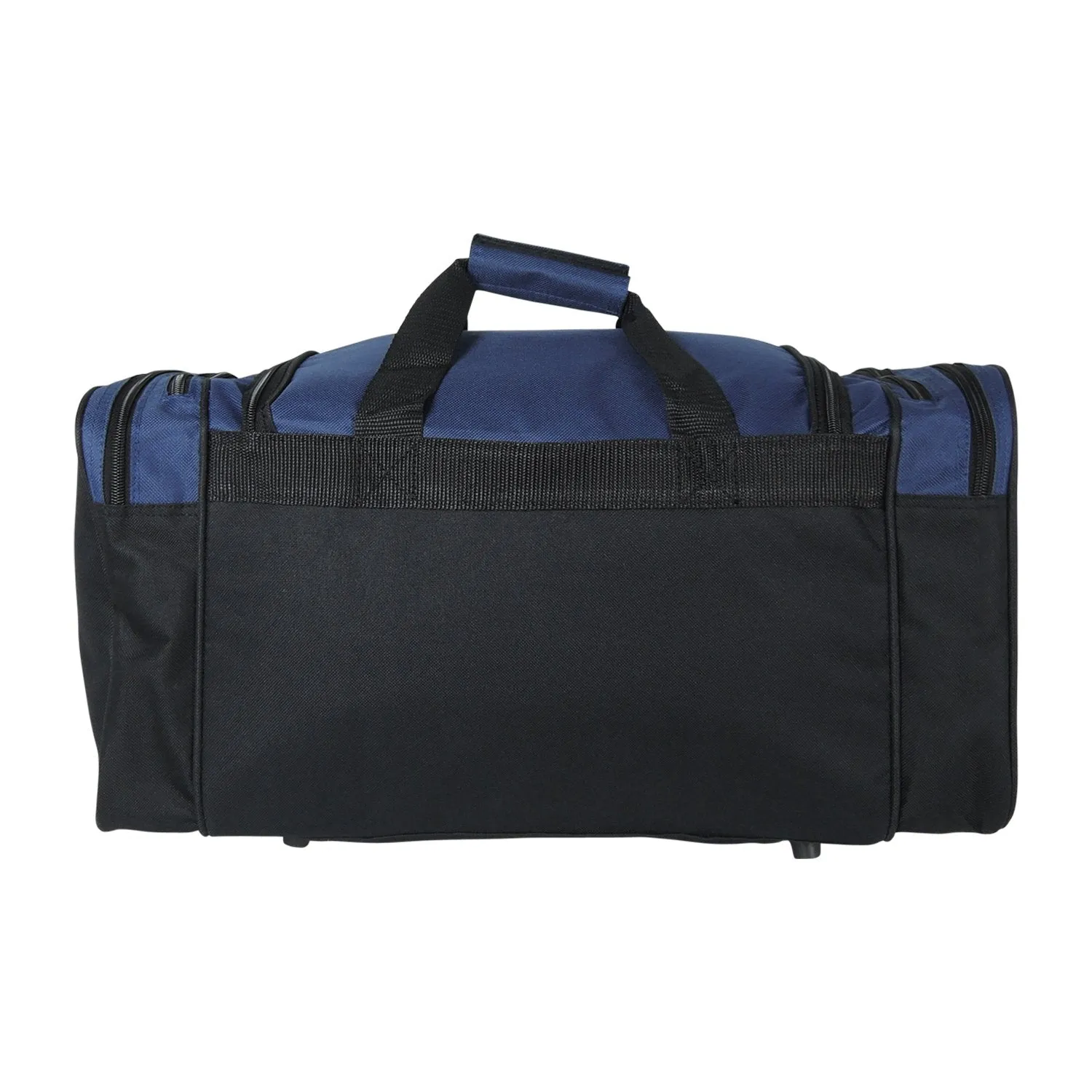 Dalix 20 Inch Sports Duffle Bag with Mesh and Valuables Pockets, Navy Blue