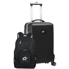 Dallas Stars Deluxe 2-Piece Backpack and Carry-on Set in Black