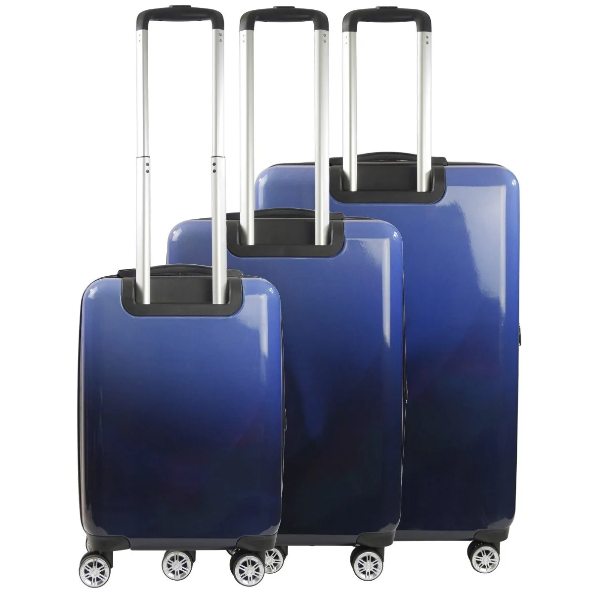 Ful Impulse Ombre Hardside Spinner Luggage 3pc set - Blue