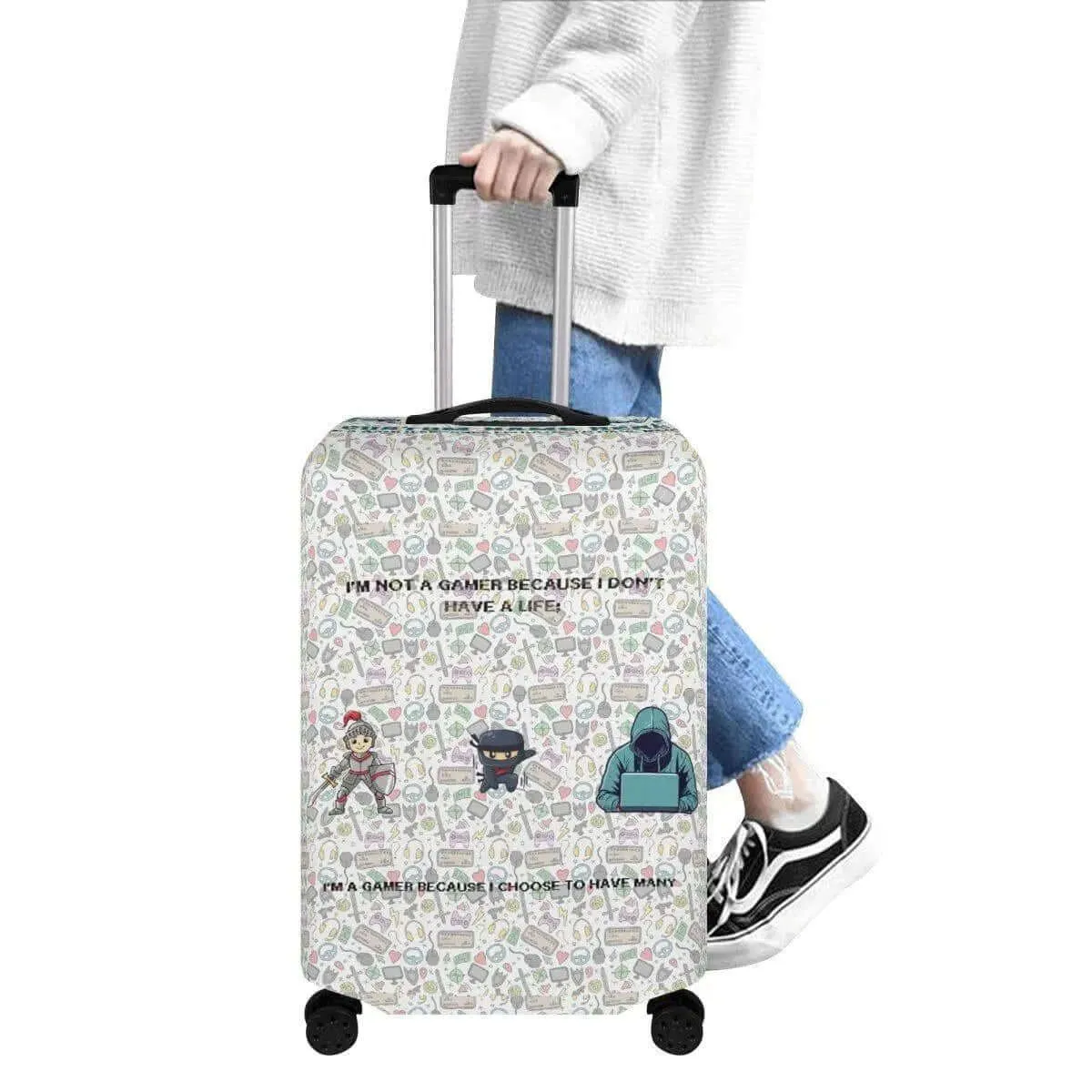 Gamer's Ultimate Travel Companion Luggage Cover