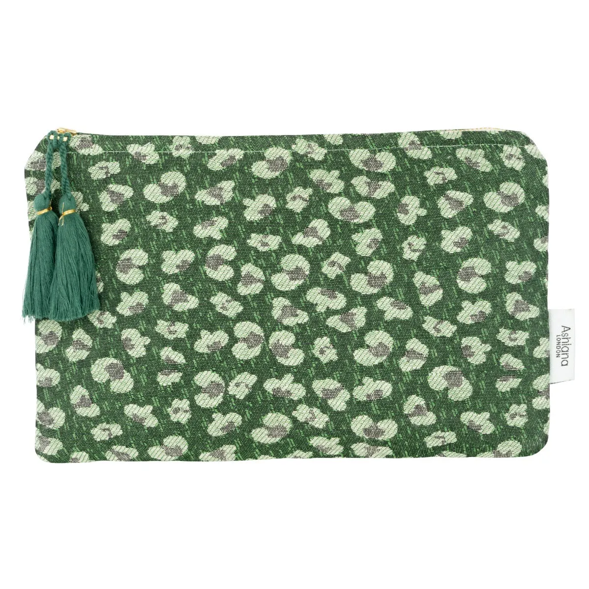 Green Leopard Miami Pouch