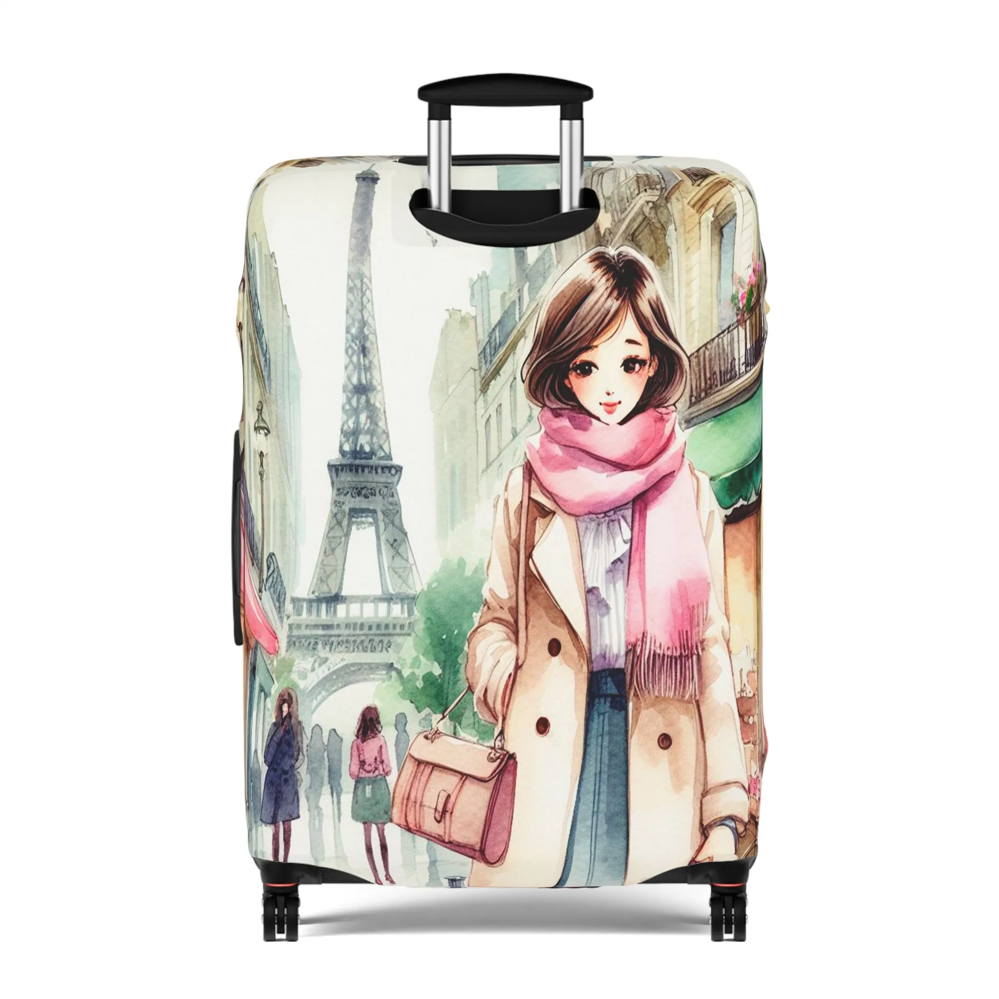 Luggage Cover, Just a Girl Who loves Travelling, awd-2107