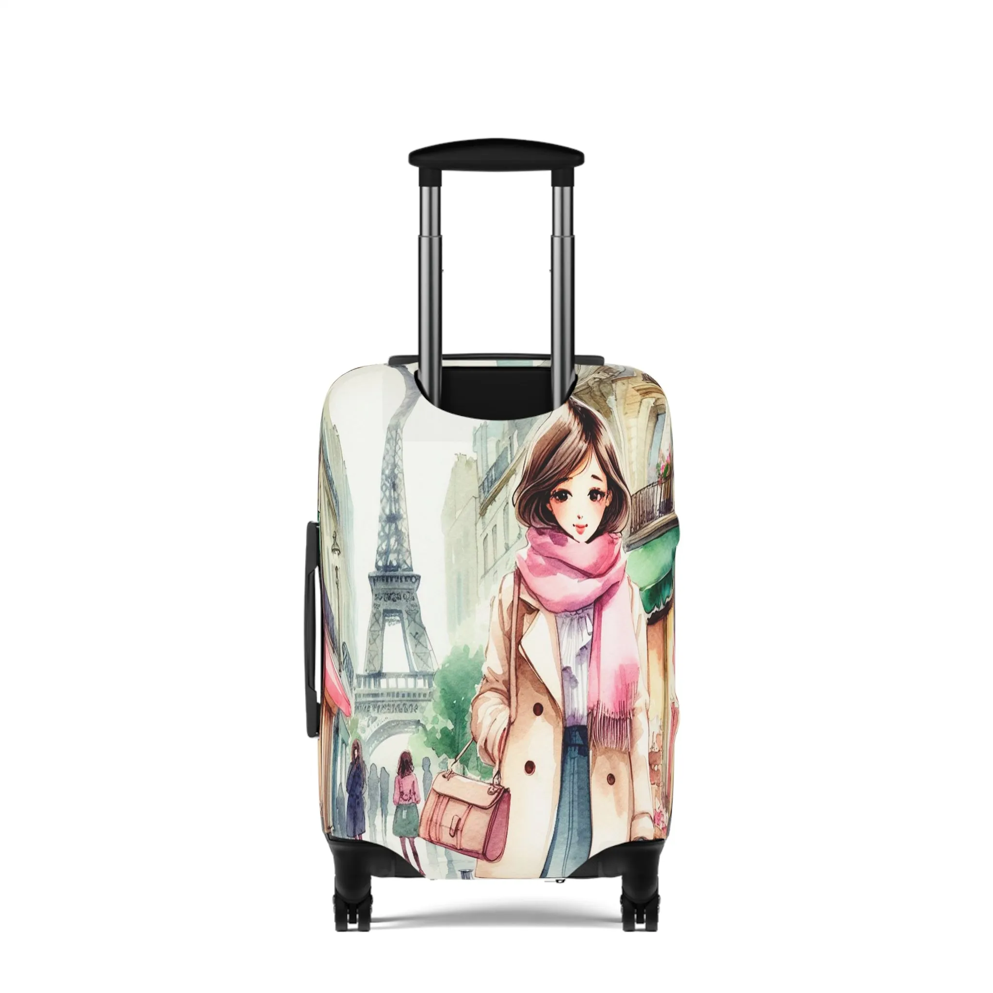 Luggage Cover, Just a Girl Who loves Travelling, awd-2107