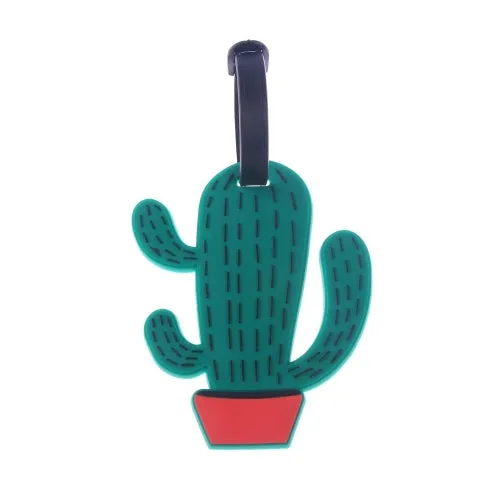 Luggage Tag Suitcase Identifier for Travel - Cactus Design