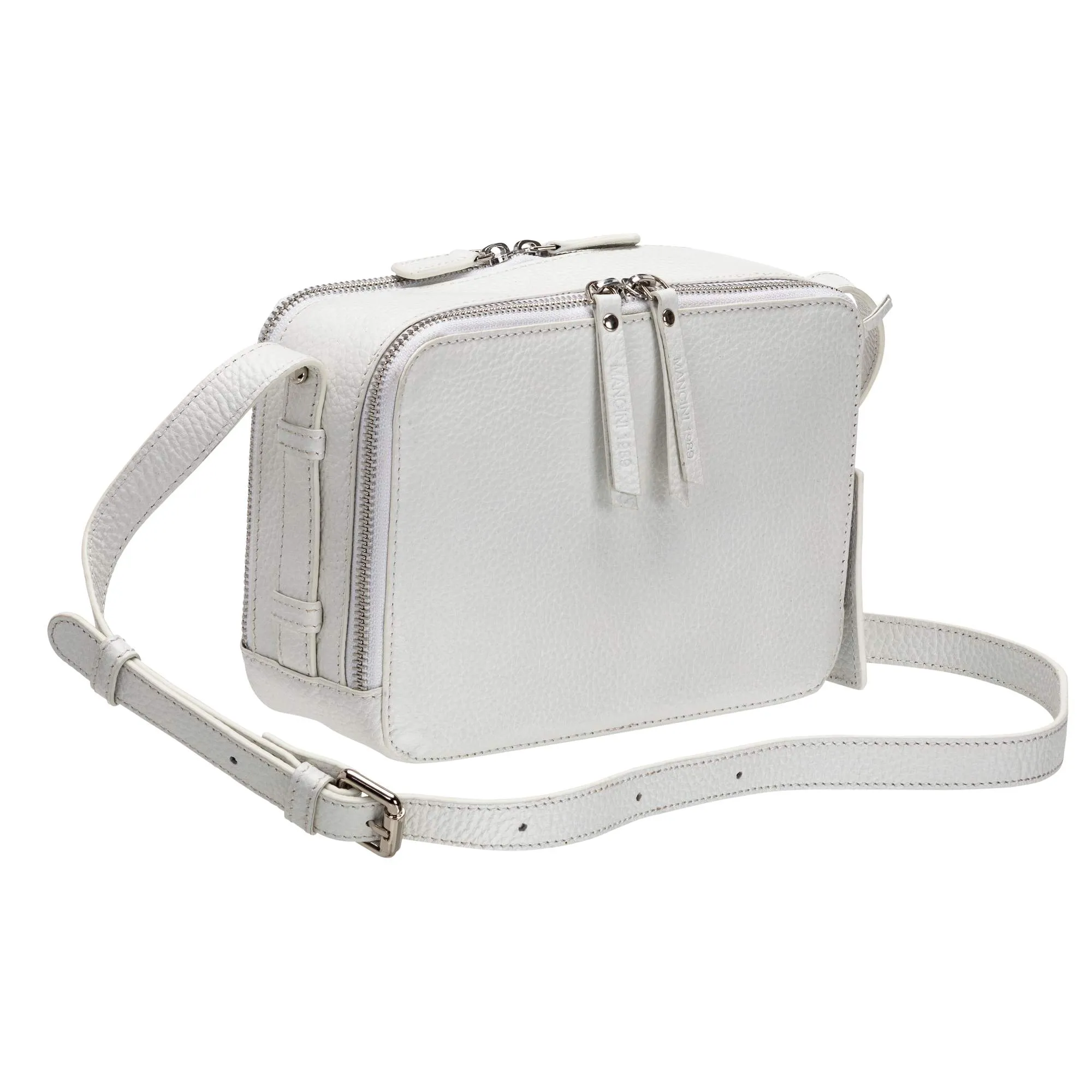 Mancini Pebbled Rachel Camera Style Crossbody Bag