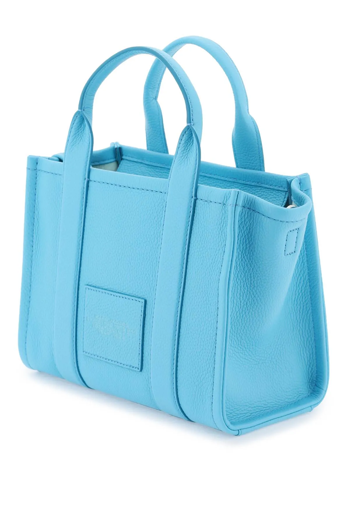 Marc Jacobs 'The Leather Small Tote Bag' Light Blue