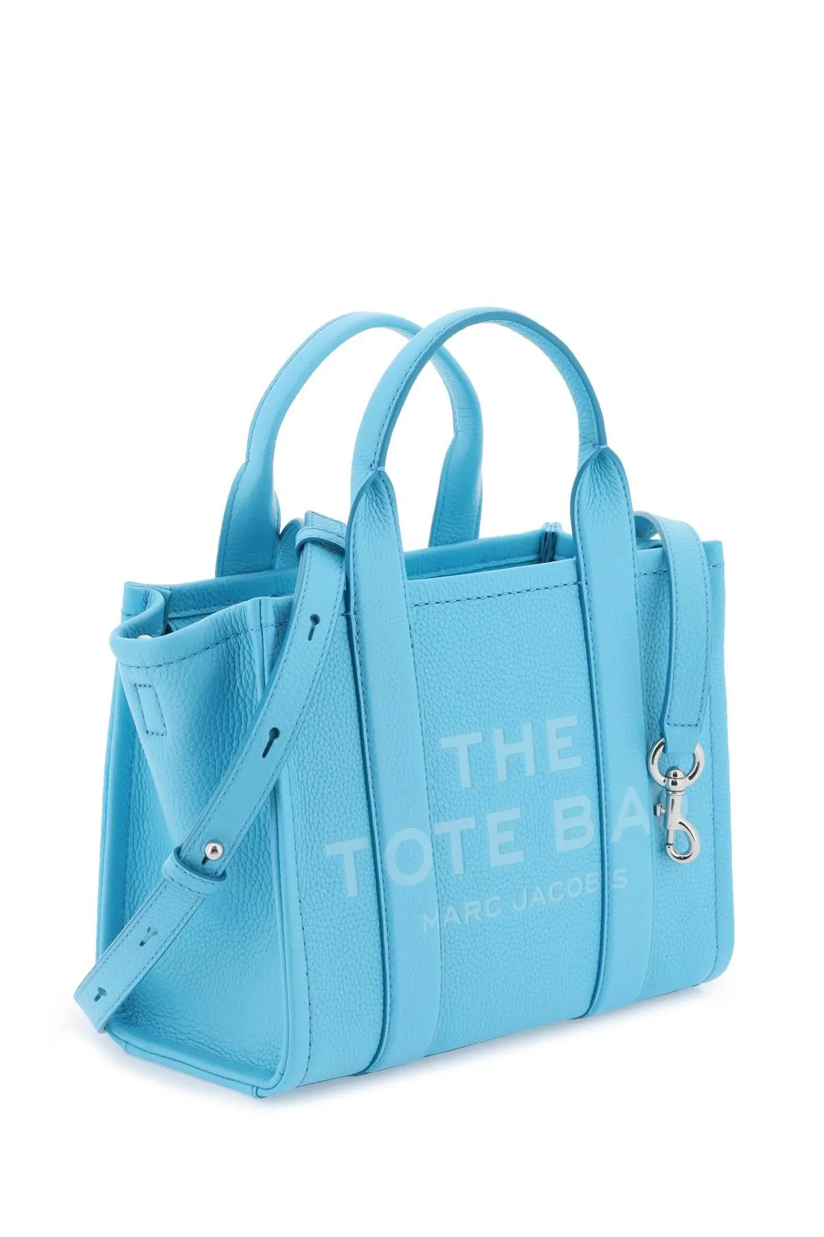 Marc Jacobs 'The Leather Small Tote Bag' Light Blue