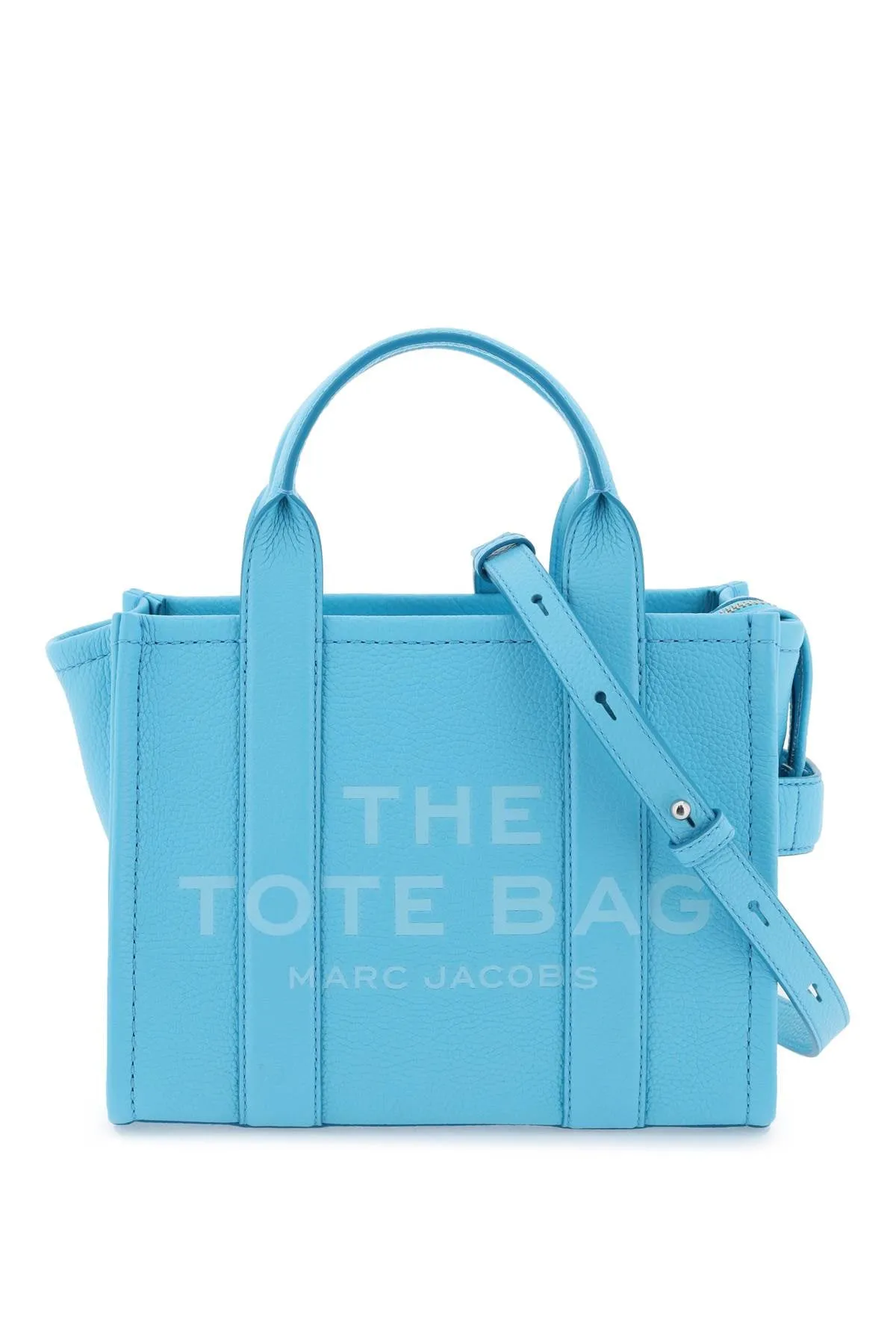 Marc Jacobs 'The Leather Small Tote Bag' Light Blue