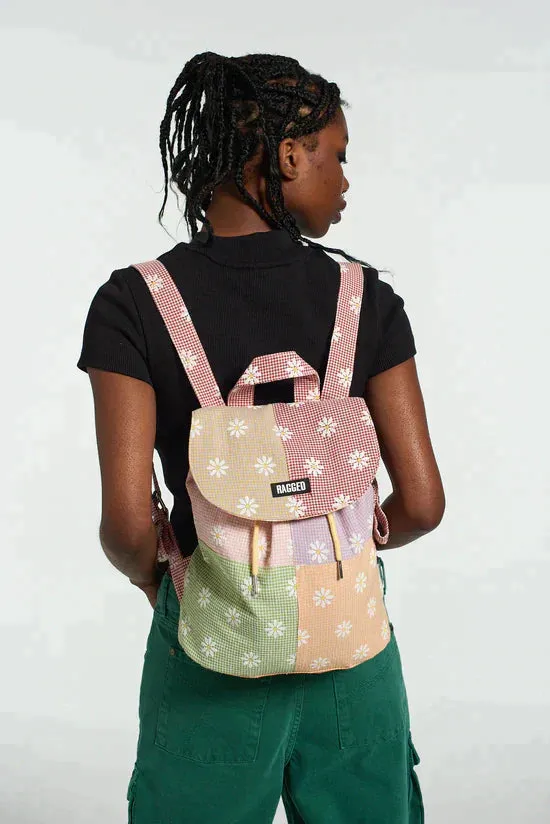 MEADOW DAISY GINGHAM BACKPACK