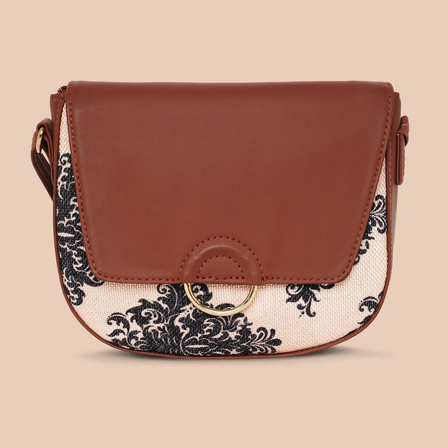 Mughal Motif Classic Sling Bag