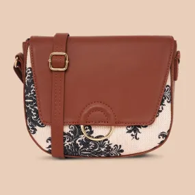 Mughal Motif Classic Sling Bag