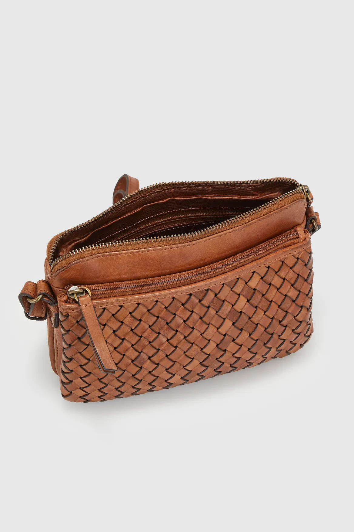 Palma Leather Small Crossbody Bag