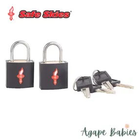 Safe Skies Padlock Double Set - Neon Black