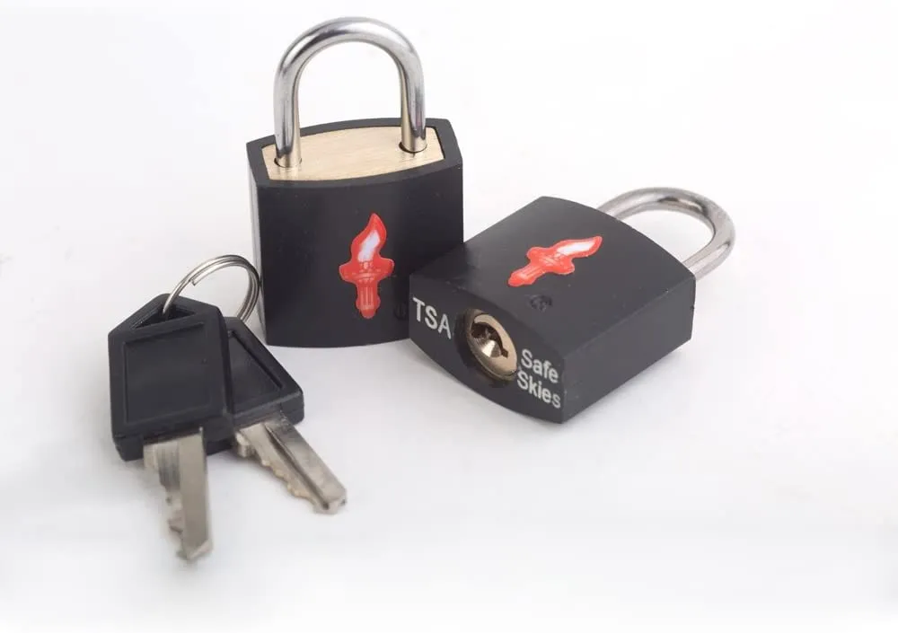 Safe Skies Padlock Double Set - Neon Black