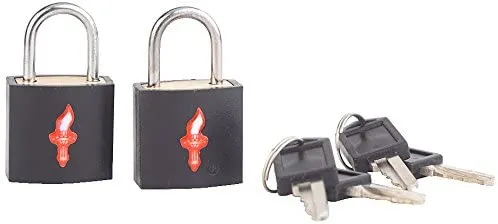 Safe Skies Padlock Double Set - Neon Black