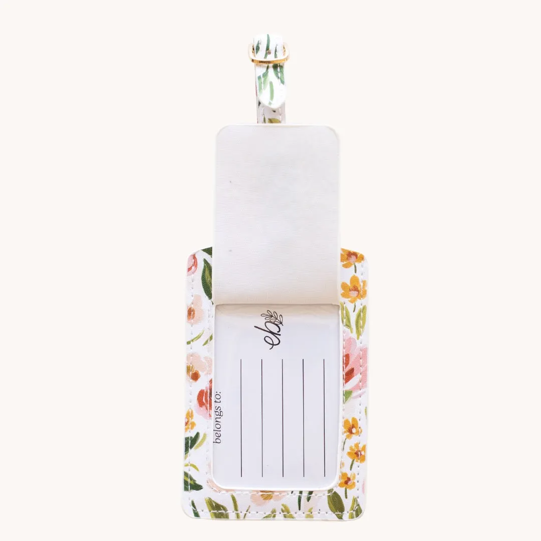 Spring Garden Luggage Tag