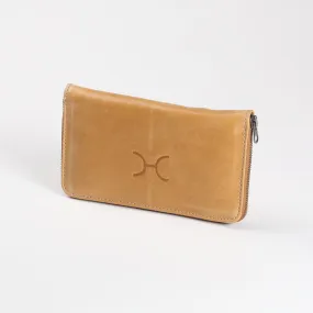 Thandana Ladies Large Leather Wallet | Hazelnut