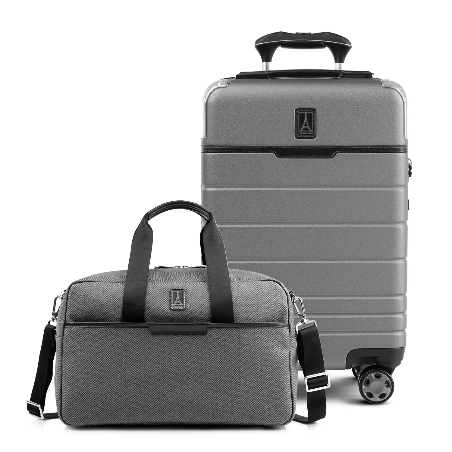 Travelpro® x Travel   Leisure Compact Carry-on Spinner and UnderSeat Tote Luggage Set