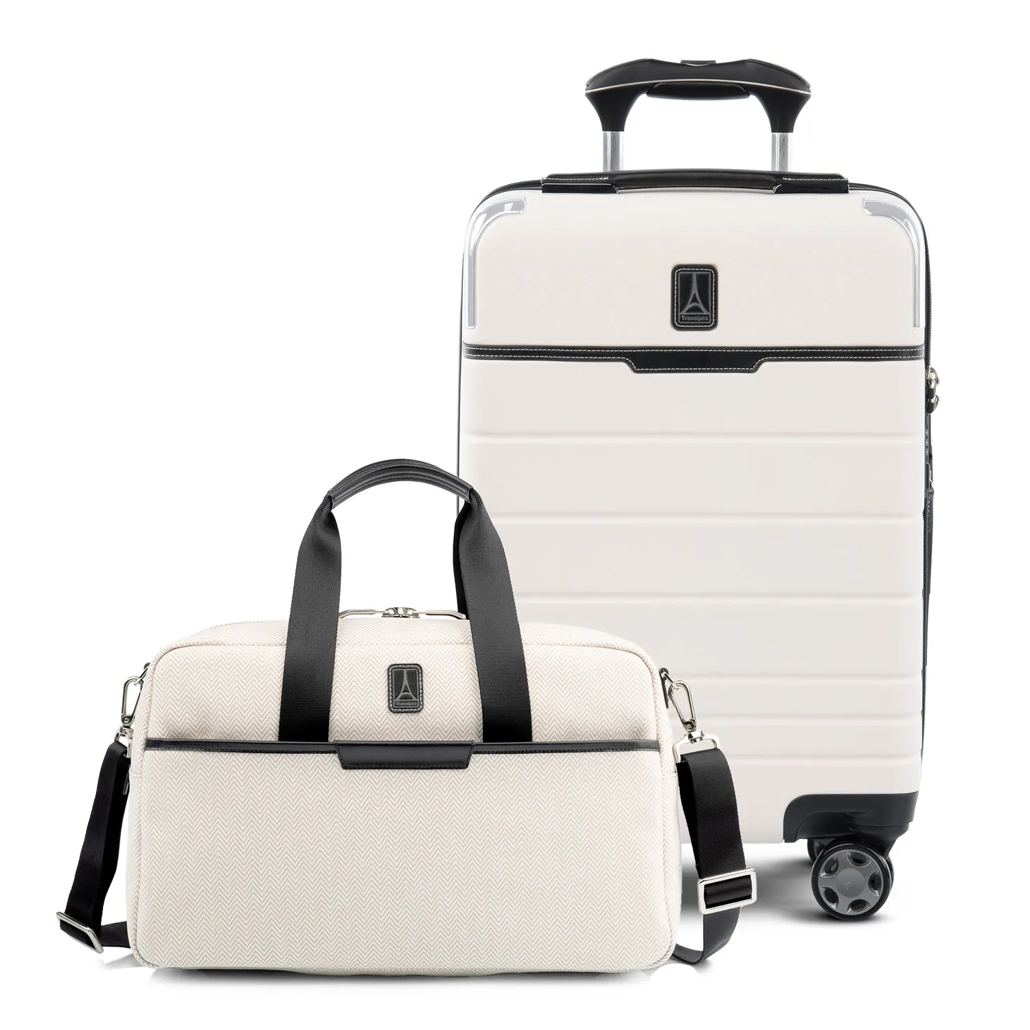 Travelpro® x Travel   Leisure Compact Carry-on Spinner and UnderSeat Tote Luggage Set