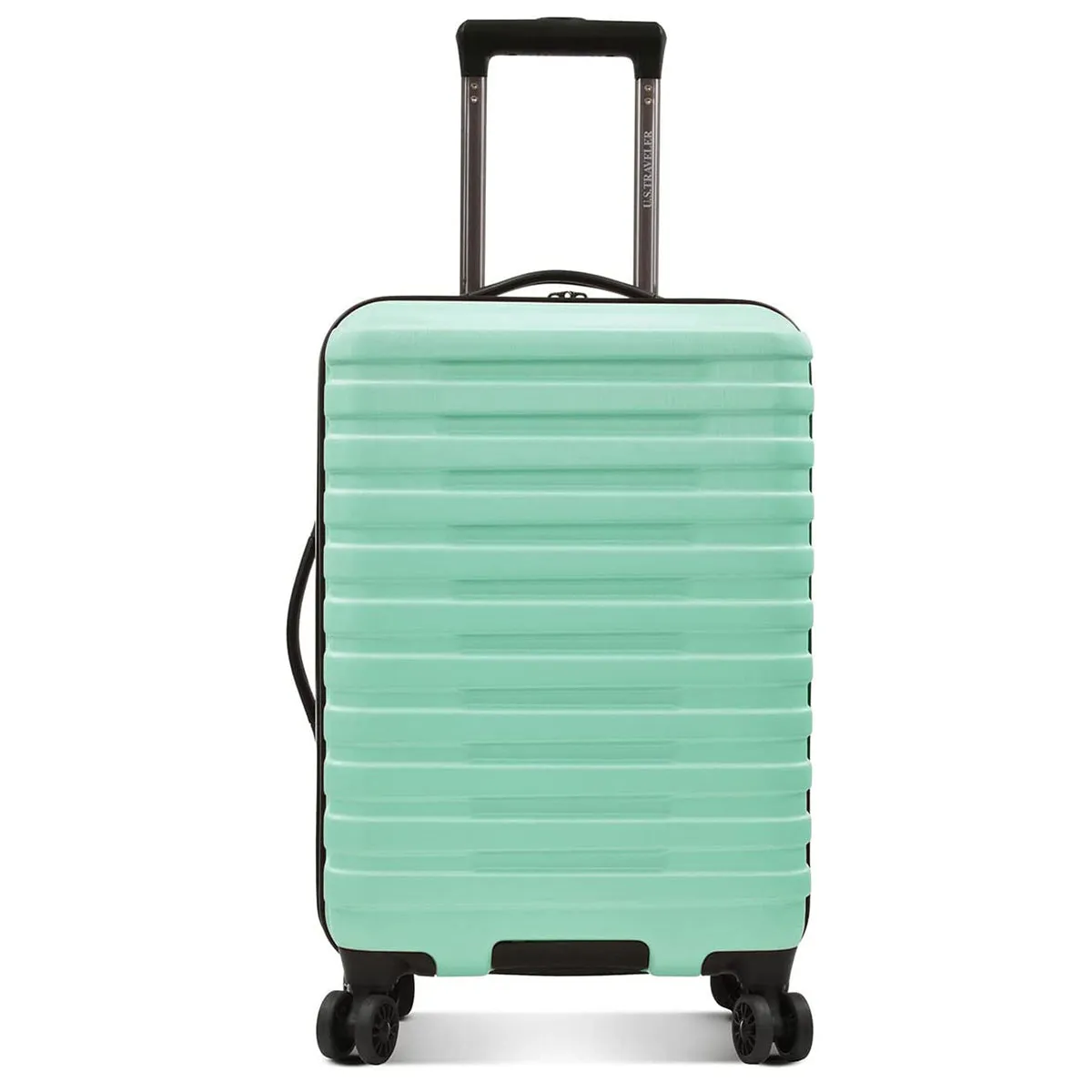 U.S. Traveler Boren Hardside Spinner Luggage With Aluminum Handle, Carry-on