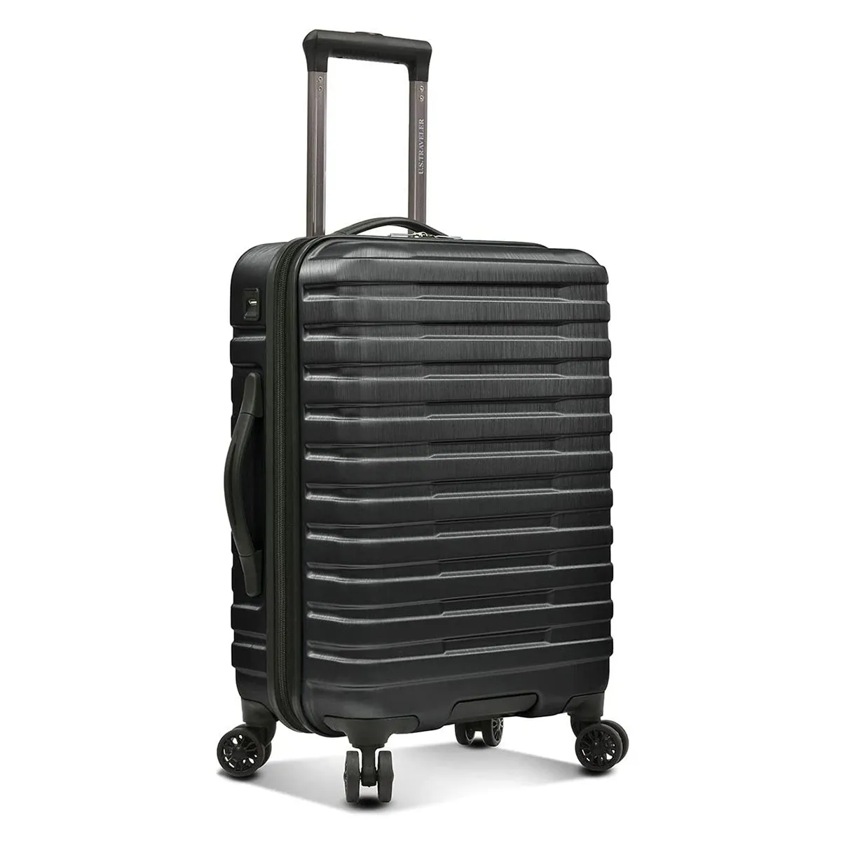 U.S. Traveler Boren Hardside Spinner Luggage With Aluminum Handle, Carry-on