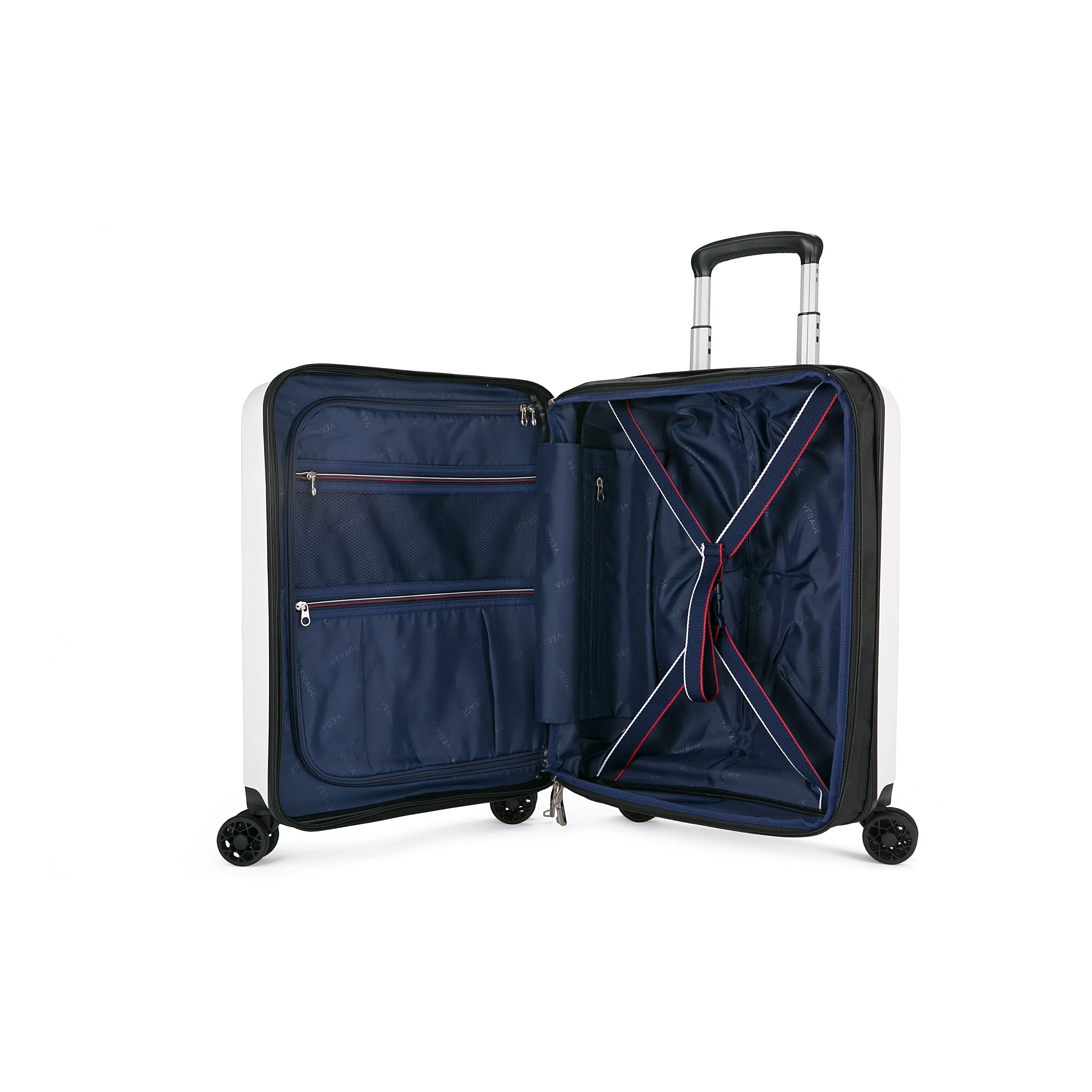 Verage Diamond Expandable 4 Wheel Spinner Luggage 19" Carry-On