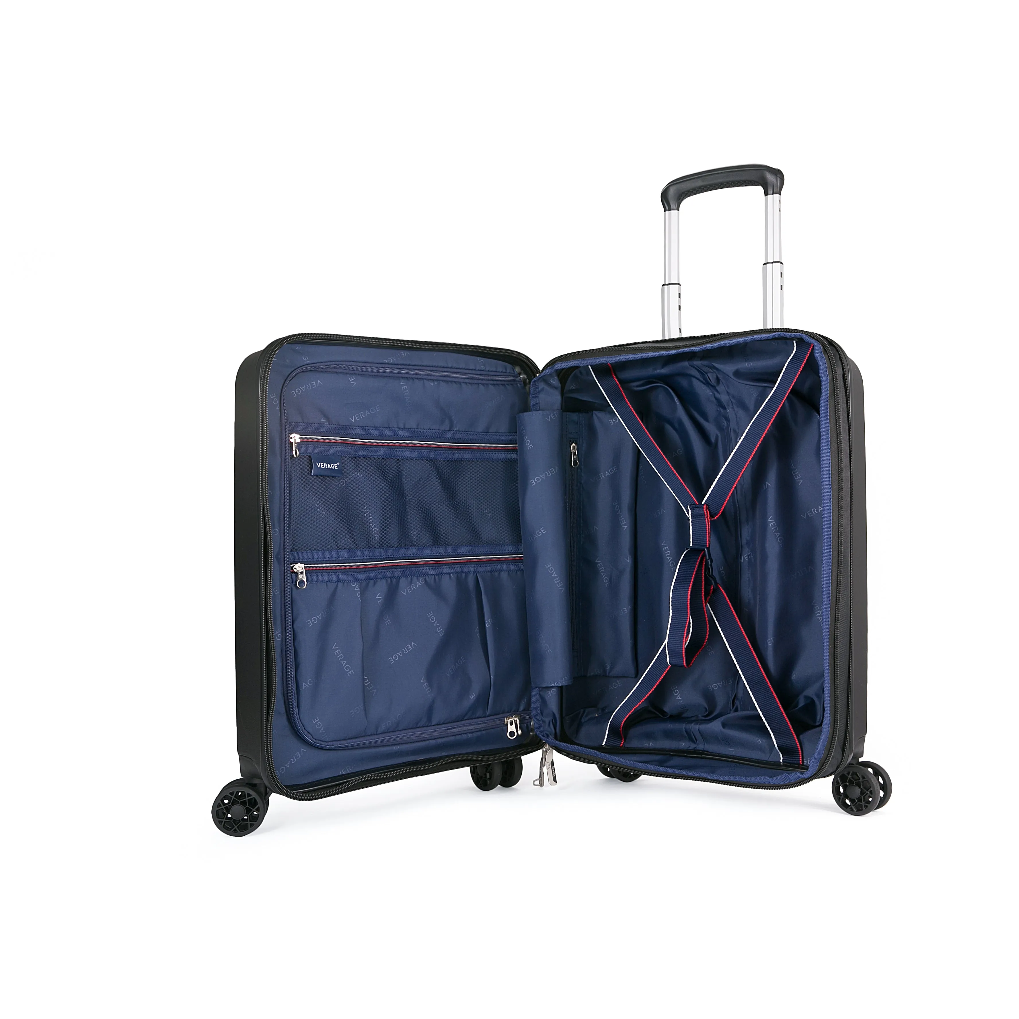 Verage Diamond Expandable 4 Wheel Spinner Luggage 19" Carry-On