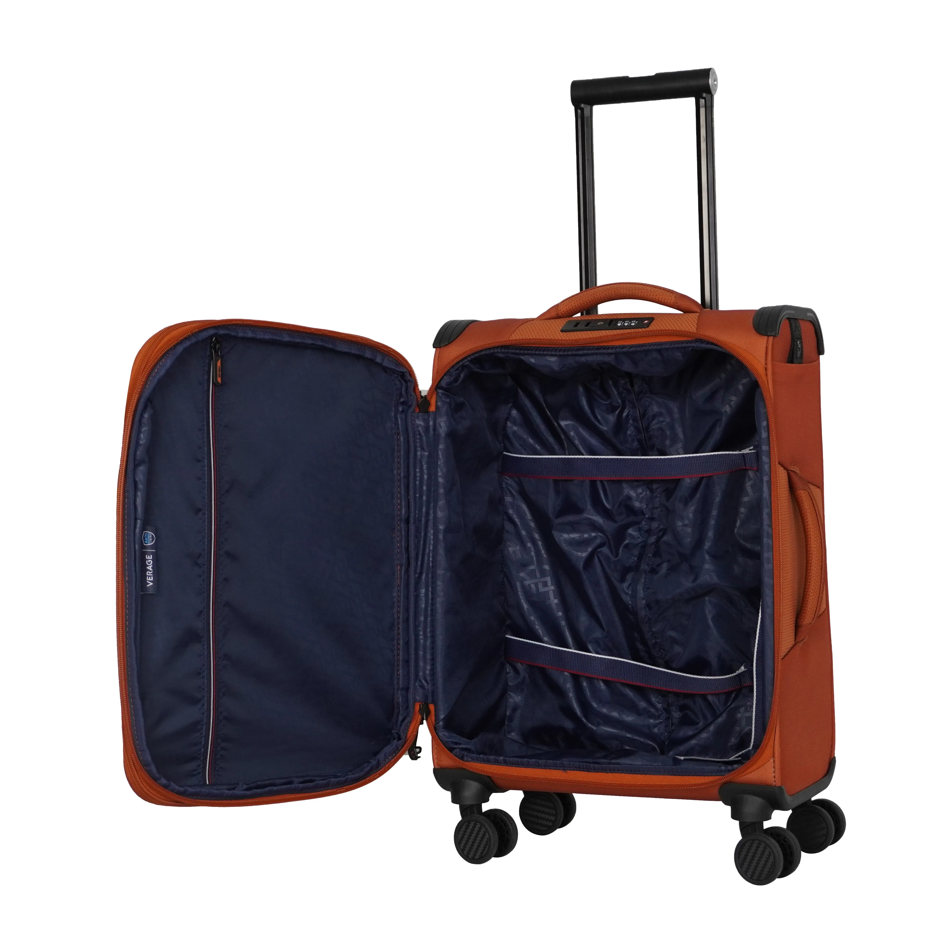 Verage Toledo III Anti-Bacterial Softside Luggage 19" Carry-on