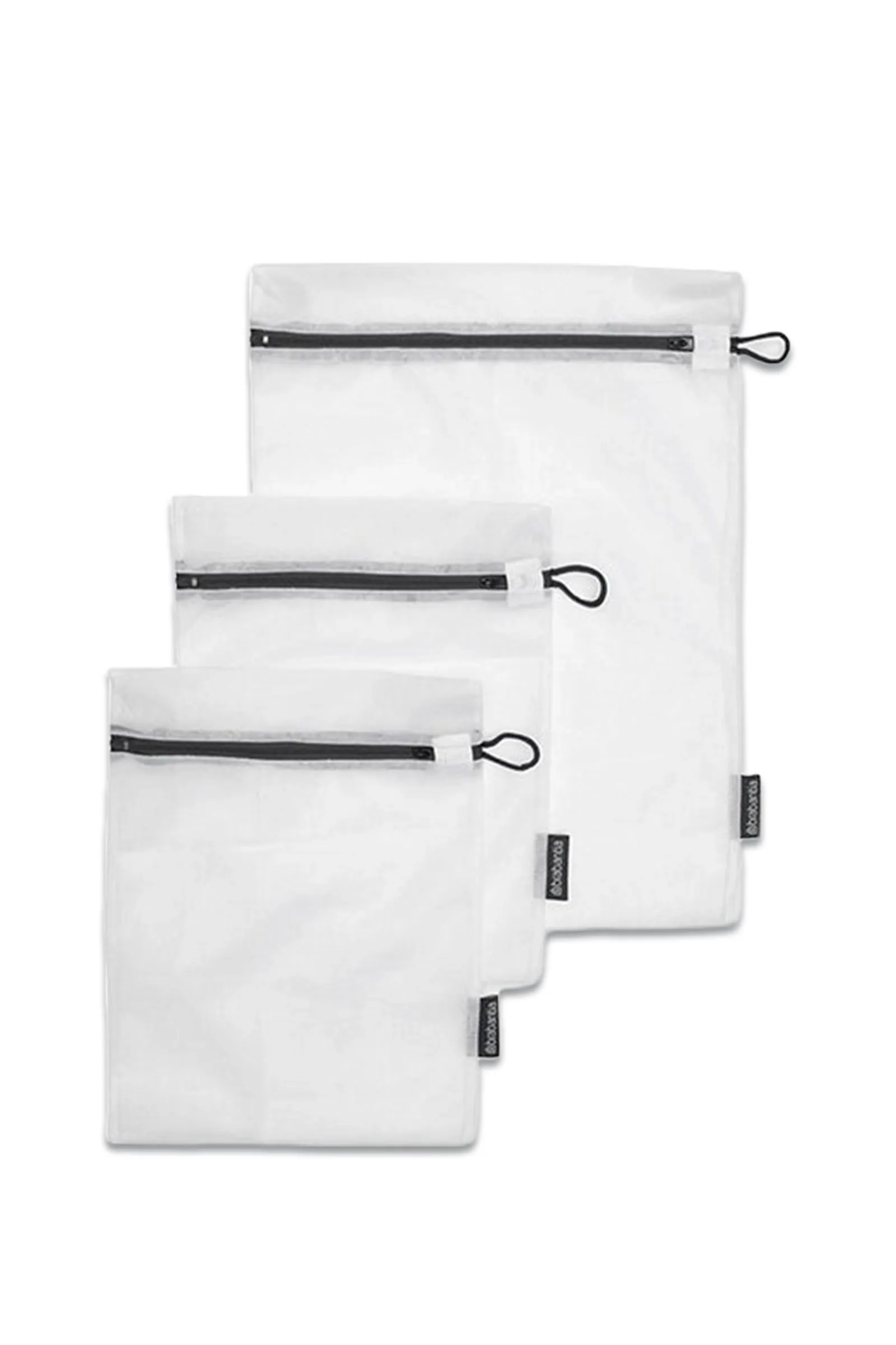 Washing Bags, Set of 3, White