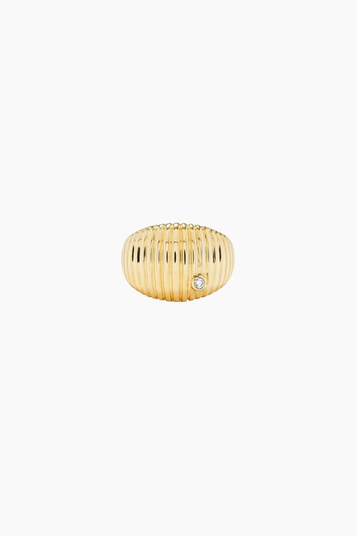 Yvonne Léon Chevalière Berlingot Diamond Ring - Yellow Gold